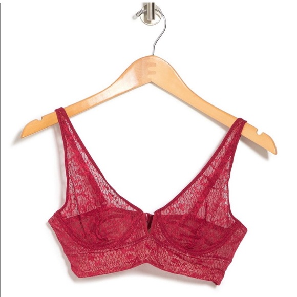 Free People Scarlet Lace Tameeka Underwire Bra Sz XS - Picture 5 of 11